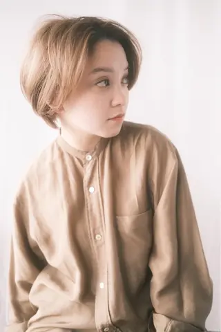 ショート カラー パーマ ショートボブ縮毛矯正 髪質改善のプロ山道潤のヘアスタイル