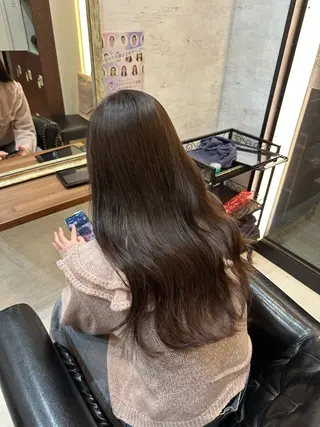 ロング ORANGE POP 検見川浜店所属・渡辺 りずのヘアスタイル