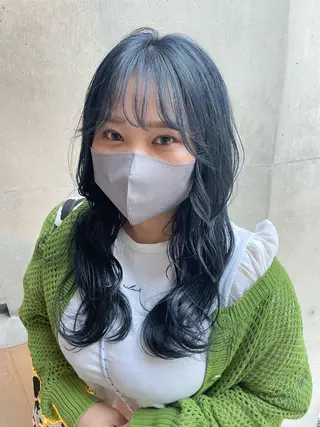 ロング カラー ayano / 透明感・くすみカラーのヘアスタイル