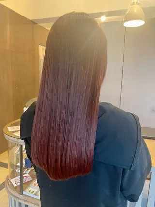 ロング カラー 【髪質改善】【美髪】 【ツヤ髪】ほしのちりのヘアスタイル