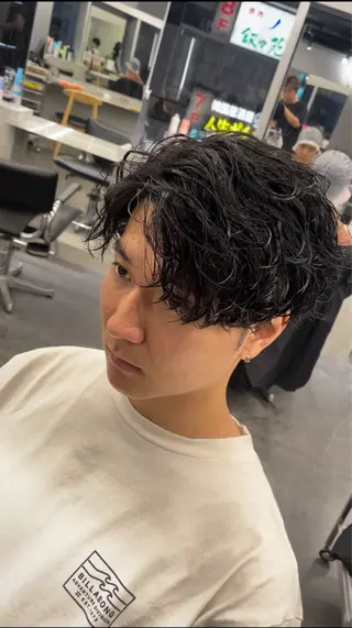 パーマ メンズ fifth リュウセイのヘアスタイル