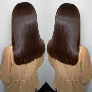 ロング shinka 髪質改善　縮毛矯正所属・美髪ストレート/美髪 レイヤー特化増原優斗のヘアスタイル