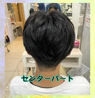 ショート 【髪質改善カラー】 瀧田嵐士🇰🇷のヘアスタイル