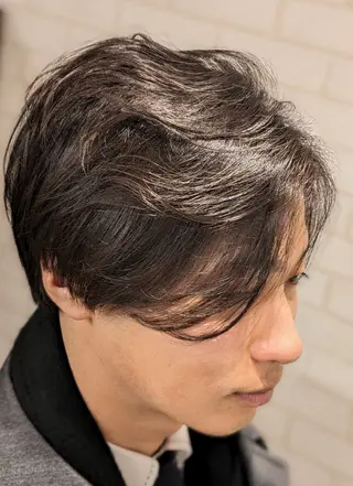 ショート パーマ 根岸 進のヘアスタイル
