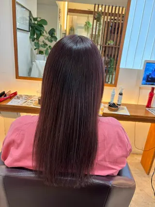 ロング カラー 髪質改善カラー 貝本 遥那 🧸⸝⋆*のヘアスタイル