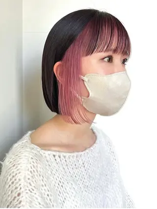 ミディアム 森綱 悠 /栄/ボブのヘアスタイル