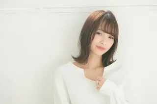 ミディアム 透明感ハイトーン☆ 今津 佑太のヘアスタイル