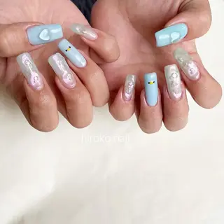 ロング ネイル hiroko nailのネイルデザイン