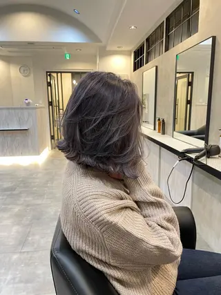 ミディアム 🌹ハッシュカット、 レイヤー韓国ヘア🌹のヘアスタイル