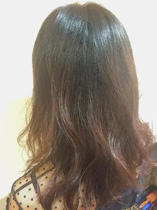 セミロング カラー パーマ 可愛いを作る神 ナオヒロのヘアスタイル