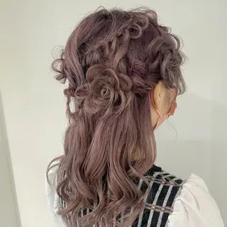 セミロング カラー ヘアアレンジ これた🧸ヘアメ職人 ♡髪質改善♡カラーのヘアスタイル