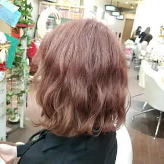 ミディアム カラー 植田 /エクステ /ブリーチ/髪質改善のヘアスタイル