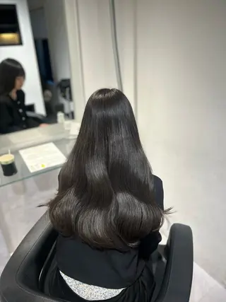 ロング カラー 表参道/透明感カラー /暗髪/ジュキヤのヘアスタイル