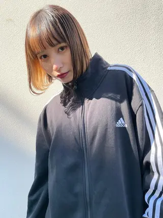 カラー ♱地雷カラー♱ウルフ ♱ 藍衣 ♱のヘアスタイル