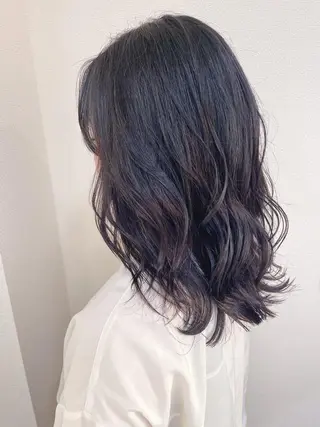 ミディアム カラー ケアブリーチ /髪質 改善/古橋圭史郎のヘアスタイル