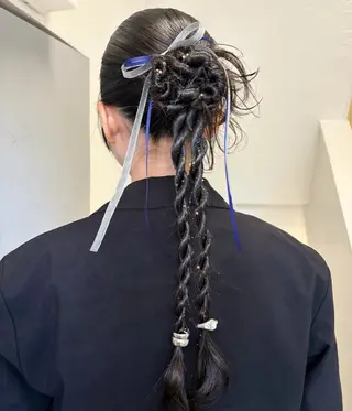 ヘアアレンジ miyo .⋆のヘアスタイル