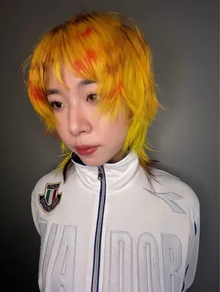 ショート カラー haco＋所属・圧倒的デザイン力 店長🎨RENAのヘアスタイル