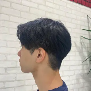 ショート カラー パーマ ヘアアレンジ メンズ ノンダメージサロンBonheur銀座並木通り店所属・ULTOWA/銀座 ERIのヘアスタイル