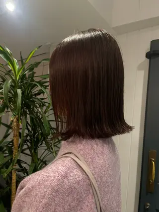 ミディアム カラー soto.所属・HARUHI 銀座 美容師౨ৎ⋆˚のヘアスタイル