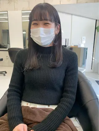 セミロング カラー kimika🥑 メンズ/髪質改善のヘアスタイル