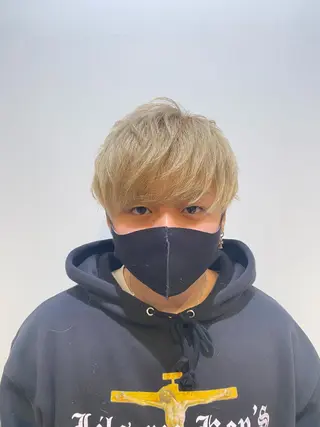 ショート メンズ 大阪ウルフカット ハッシュカットのヘアスタイル