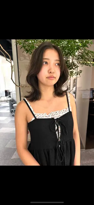 ミディアム カラー 美髪矯正/ 伊藤 更のヘアスタイル