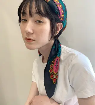 ショート misch by urban所属・名駅🦢大人艶カラー 🪽カミヤアカネのヘアスタイル