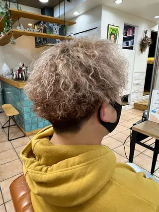 パーマ メンズ plaatje 橋本店所属・🌿‬カット無料🌿 モエ🌿‬のヘアスタイル