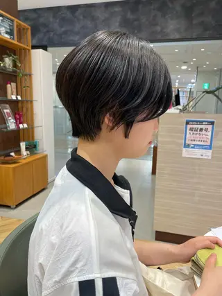 ショート キルンサンピアン所属・ナチュラルカラー 児玉優香のヘアスタイル