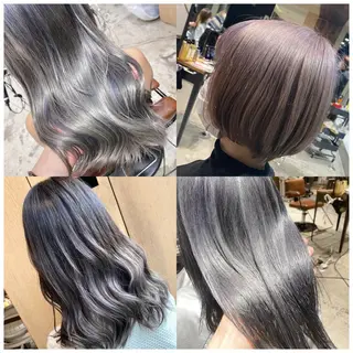 カラー 顔まわりの神様✨ 透明感カラー藤嶋秀幸のヘアスタイル