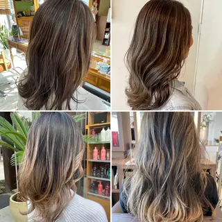 ミディアム カラー tricca  AVEDA所属・Ishii Tsuyoshiのヘアスタイル