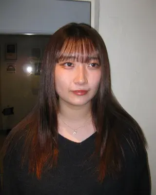 ロング 今井 香奈恵のヘアスタイル