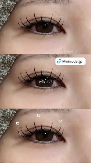 マツエク・マツパ HI NAのマツエク・マツパデザイン