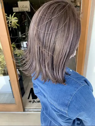 ミディアム カラー お悩み改善カット 太田皓大のヘアスタイル