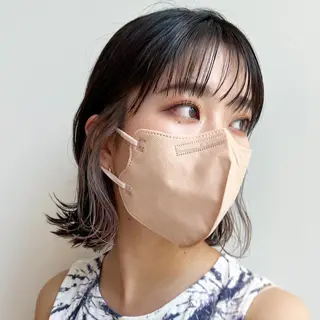 ミディアム カラー パーマ ヘアアレンジ レイヤー専門家 ダブルカラー修のヘアスタイル