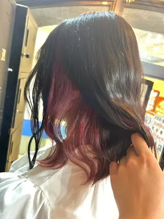 ミディアム LIFE下通 Miyuuのヘアスタイル