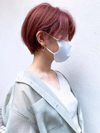 ショート カラー 髪質改善/艶髪 やまなかのヘアスタイル