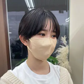 ショート ダブルカラー/韓国 ヘア/さわのあかねのヘアスタイル