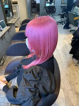 ミディアム カラー I. NARUSEのヘアスタイル