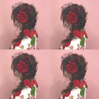 セミロング ヘアアレンジ 🌷MAYU 🌷のヘアスタイル
