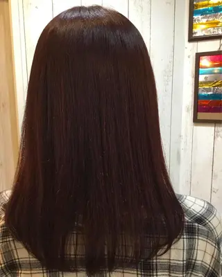 セミロング カラー embrace エンブレイスのヘアスタイル