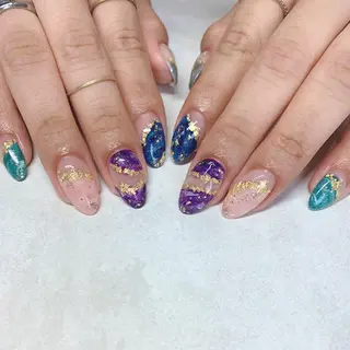 カラー ネイル Cozy_ ilumのネイルデザイン