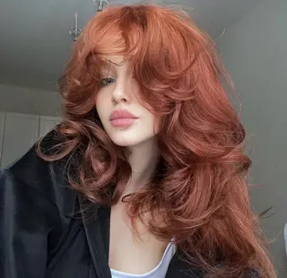 ロング カラー パーマ 吉田一輝 外国人パーマのヘアスタイル