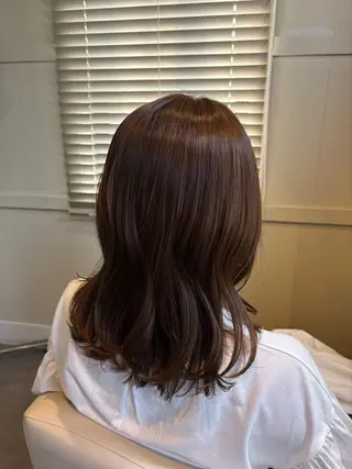 ミディアム カラー レシェル桑名店所属・reciel / rinaのヘアスタイル