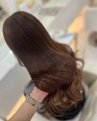 ロング カラー ヘアアレンジ arose久留米所属・山中 莉乃のヘアスタイル