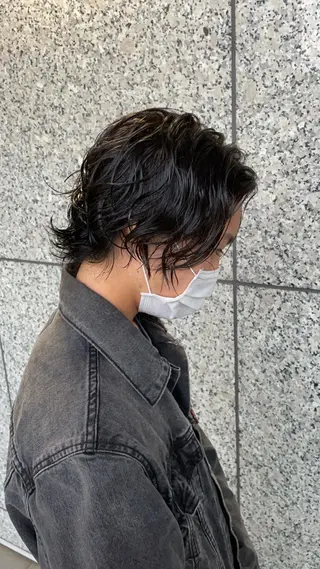 ショート パーマ メンズ メンズパーマのプロ 川野翔太のヘアスタイル