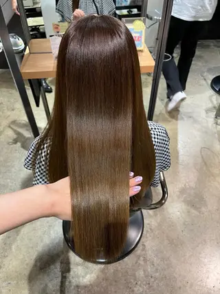 ロング カラー 末永 咲希のヘアスタイル