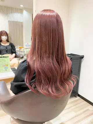 ロング カラー 🌈派手髪ハイトーン 🌈鈴木亮太🌈のヘアスタイル