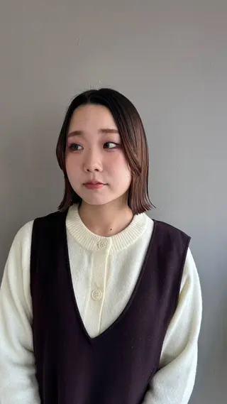 ショート カラー HAIR&MAKE.sia所属・心斎橋ボブ 好原良真のヘアスタイル