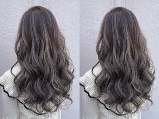 ロング GRANDE アオキのヘアスタイル